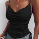 Solid Camis Vest Women Crop Top