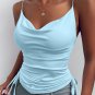 Solid Camis Vest Women Crop Top