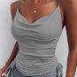 Solid Camis Vest Women Crop Top