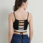 Solid Color Sleeveless Casual Crop Top