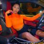 Spring Casual Neon Crop Top