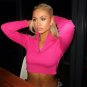 Spring Casual Neon Crop Top