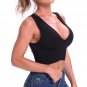 Strap V-Neck Sleeveless Crop Top