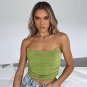 Streetwear Bustier Mesh Crop Top