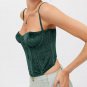 Summer Autumn Sleeveless Women Crop Top