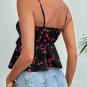 V Neck Sexy Backless Crop Top