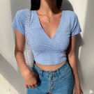 Vintage Floral Cross Crop Top