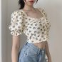 Vintage Printing Fashion Crop Top
