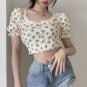 Vintage Printing Fashion Crop Top