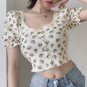 Vintage Printing Fashion Crop Top