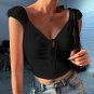 V-Neck Sexy Short Crop Top