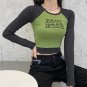 Women Autumn Casual Crop Top