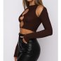 Women Cutout Crop Top