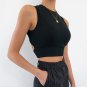 Women Sexy Ribbed Knitted Crop Top