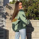 Corduroy Patchwork Baseball Jacket
