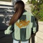 Corduroy Patchwork Baseball Jacket