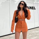 Fashion Short Bow-embellished Suit Jacket