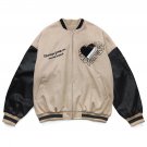 Khaki Heart Embroidered Jacket