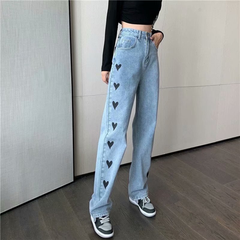 Mom jeans waistcoat Boyfriend jeans