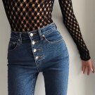 Vintage Skinny Jeans Women Slim Fit