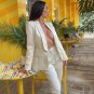 V-Neck Single Button Suit Jacket