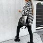 Winter Loose Houndstooth Shirt Jacket