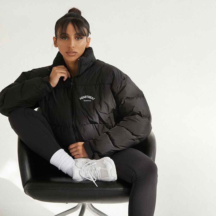 Winter Puffer Jacket and Coats Women Letter