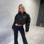 Winter Puffer Jacket and Coats Women Letter