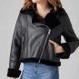 Winter Women Pu Faux Leather Jacket