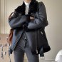 Winter Women Thick Warm Faux Leather Jacket
