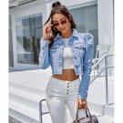 Woman Denim Jacket Autumn Blue