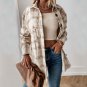 Women Loose Winter Checkered Jacket