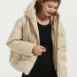 Women Thick Warm PU Faux Leather Jacket and Coat