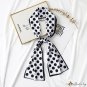 Long silk scarf French vintage floating belt letters printed bag silk scarf ladies neck scarf