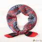 Silk scarf simulation silk scarf sweet Chinese style printing pattern neck scarf 70cm small square s