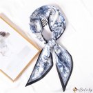 New Chinese wind hair band animal print long silk scarf female sweet decorative floating ribbon flow