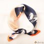 New simulation of silk scarf female sweet print 70cm square scarf fashion bag ornaments small square