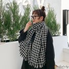 Scarf female new fall and winter warm imitation cashmere bird check scarf street long scarf