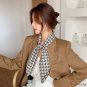 Silk scarf French vintage temperament hair ribbon ribbon scarf small square scarf new spring long st