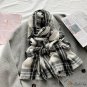 Imitation cashmere scarf female spring new plaid shawl 1g thin section light scarf shawl