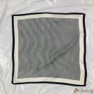 Simulation silk scarf new bird check 70 * 70cm rolled edge small square scarf neck scarf