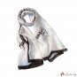 Simple simulation silk scarf scarf new sweet silk scarf fashion printing shawl female