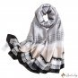 Spring and summer beach shawl beach towel fashion simulation silk scarf warm scarf