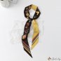 Sweet silk scarf fashion thin narrow long small scarf multifunctional hair tie