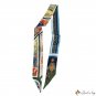 Fashion double layer floating belt French vintage small neck scarf simulation silk scarf