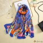 Field wind simulation silk scarf warm scarf shawl