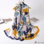 Spring and autumn new simulation silk scarf female fashion elegant warm scarf decorative shawl scarf