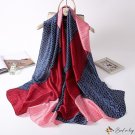 New simulation of silk scarf female fashion satin shawl to protect the holiday warm scarf