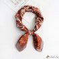 The new simulation silk scarf female fashion cashew flower small square scarf