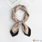 The new simulation silk scarf female fashion cashew flower small square scarf